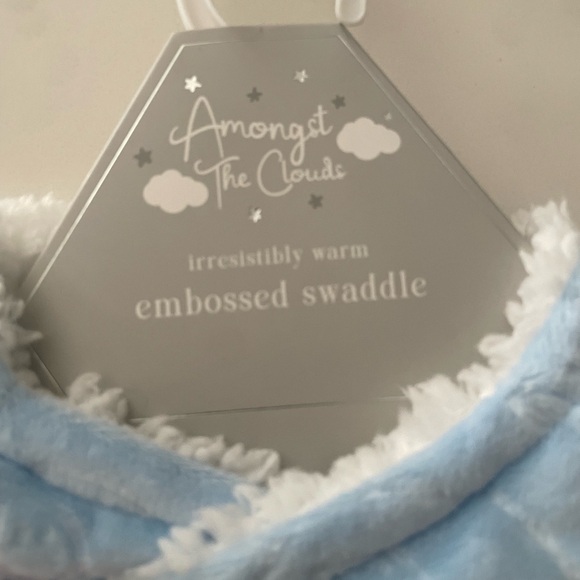 Winnie the Pooh and Amongst the clouds baby swaddle blanket 0-3m nylon closure - Picture 14 of 15